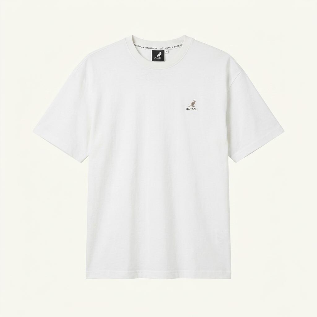 캉골 화이트 반팔 티셔츠 M-L 1