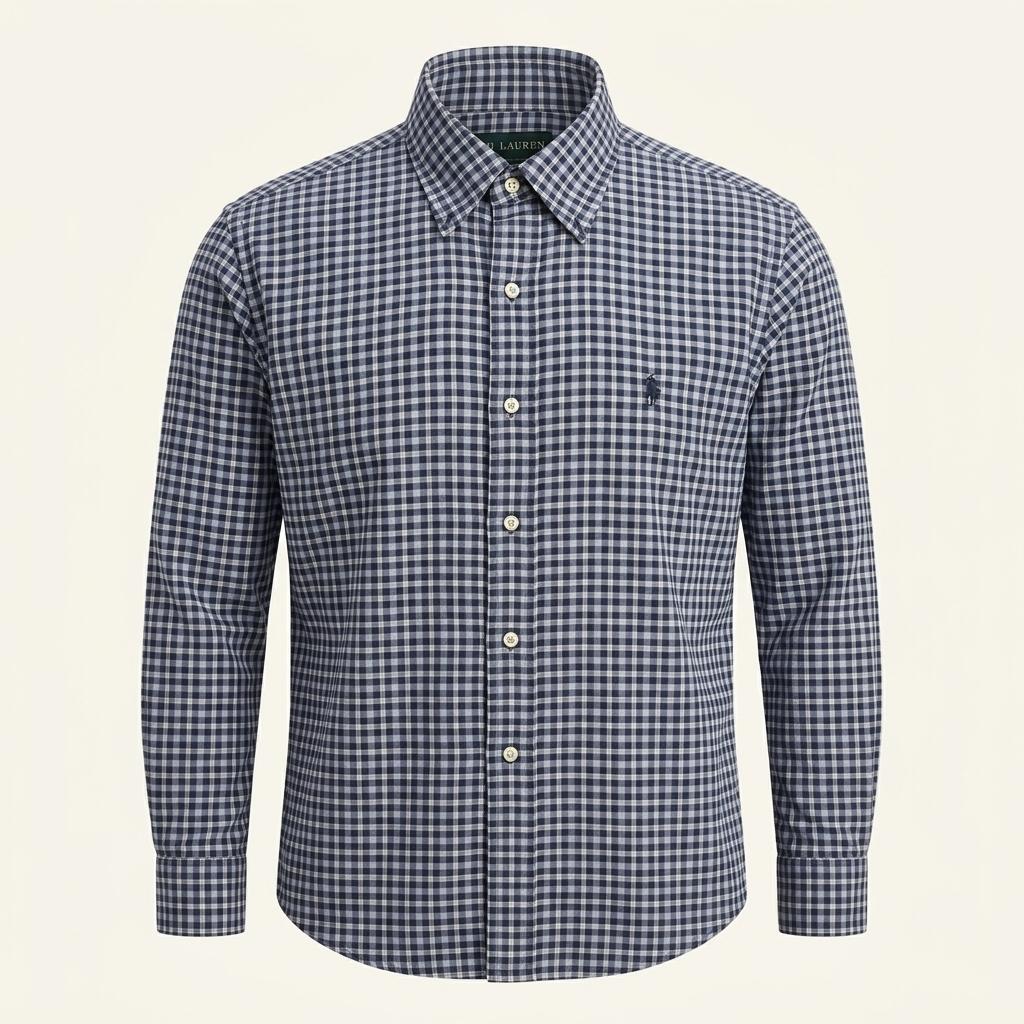 Polo Ralph Lauren 마이크로 플레이드 체크셔츠L 1
