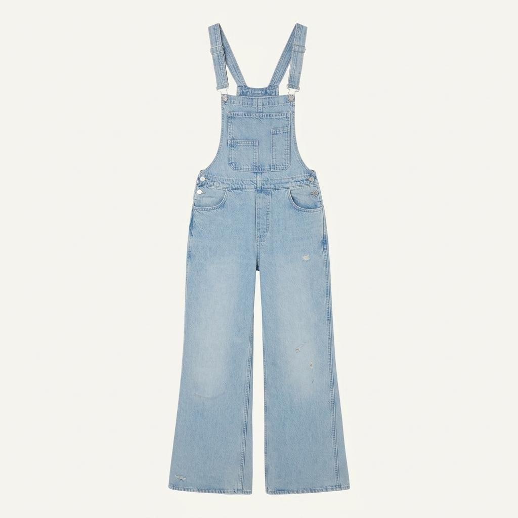 [여S]ZARA 데님 부츠컷 오버롤 1