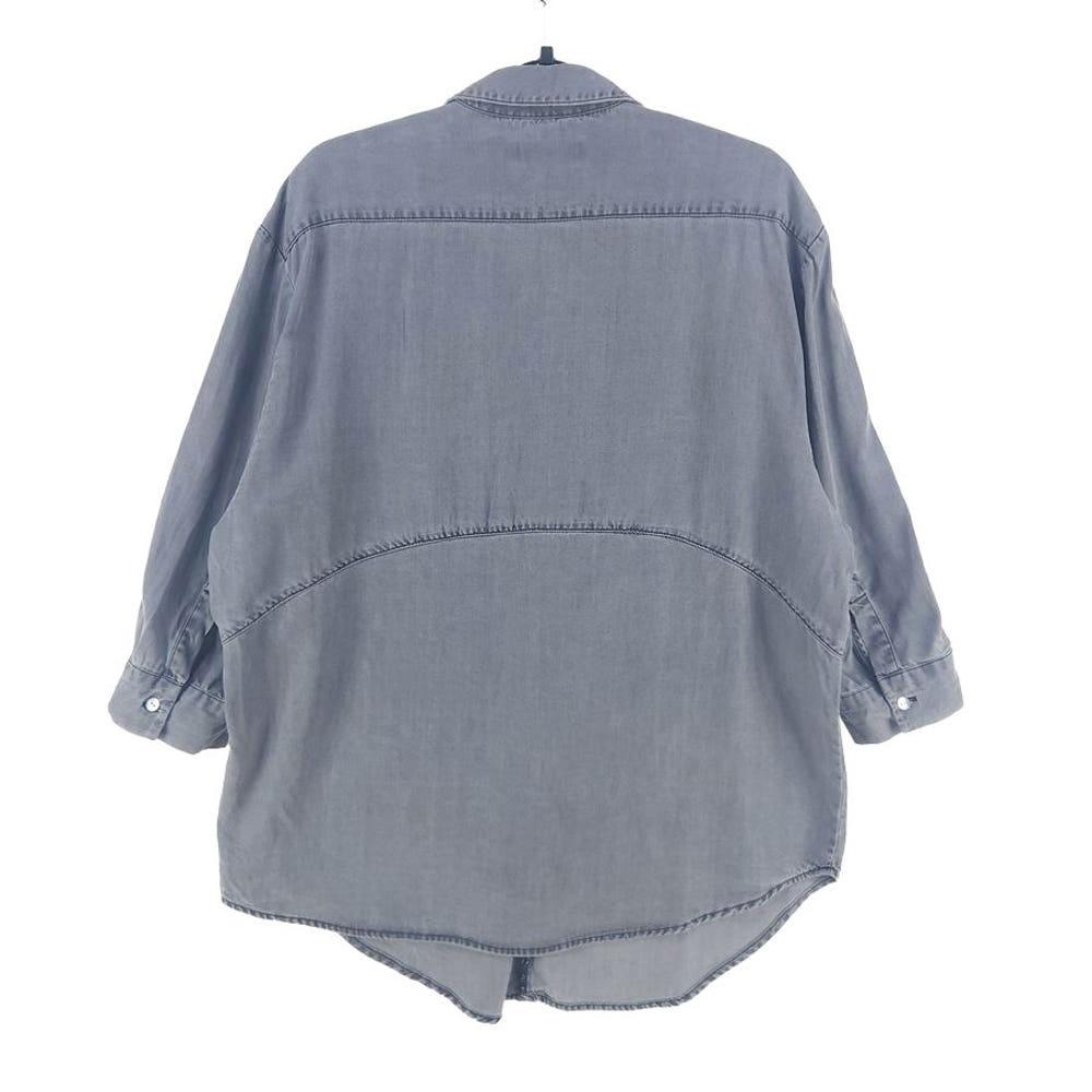 [남M]ZARA 차콜 리오셀 노버튼 셔츠 4
