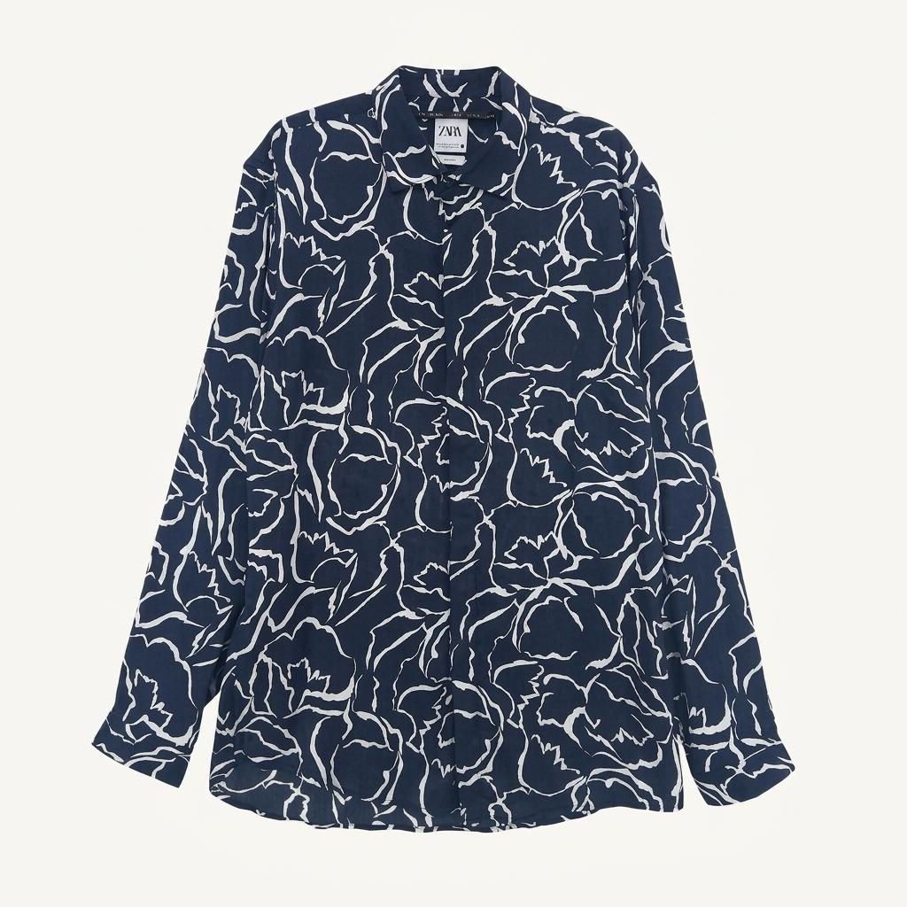 [남L]ZARA 패턴 폴리 셔츠 1