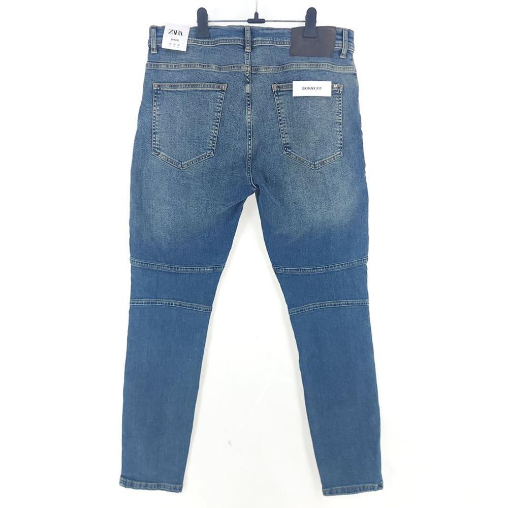 [남36(33)](미사용)ZARA 바이커 진(스판) 4