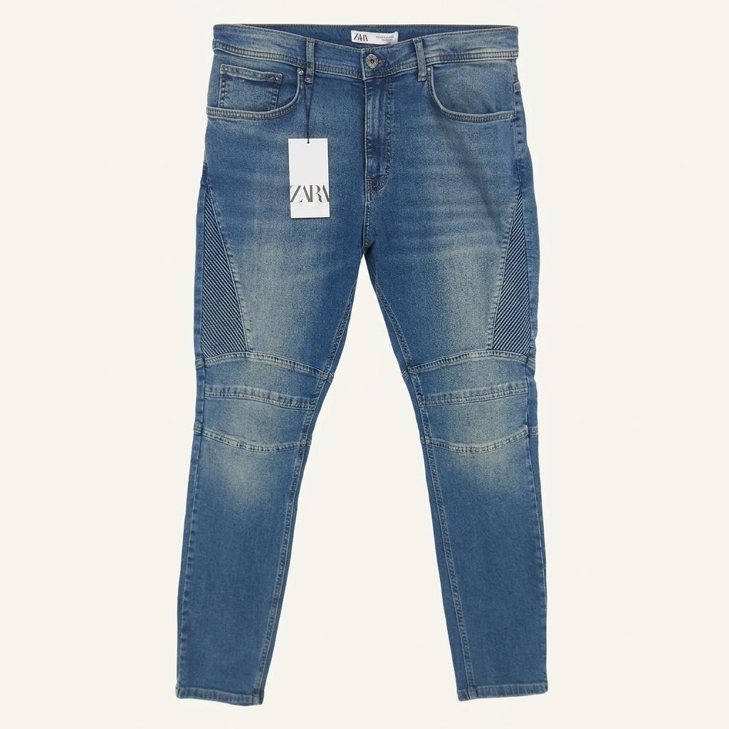 [남36(33)](미사용)ZARA 바이커 진(스판) 1