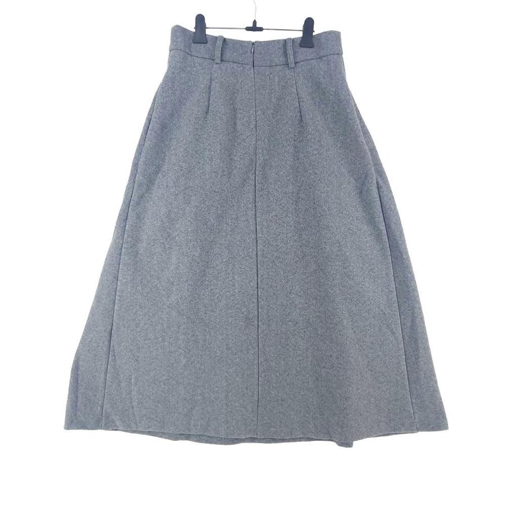 [여M](미사용)ZARA 인조 모직 롱 스커트 4