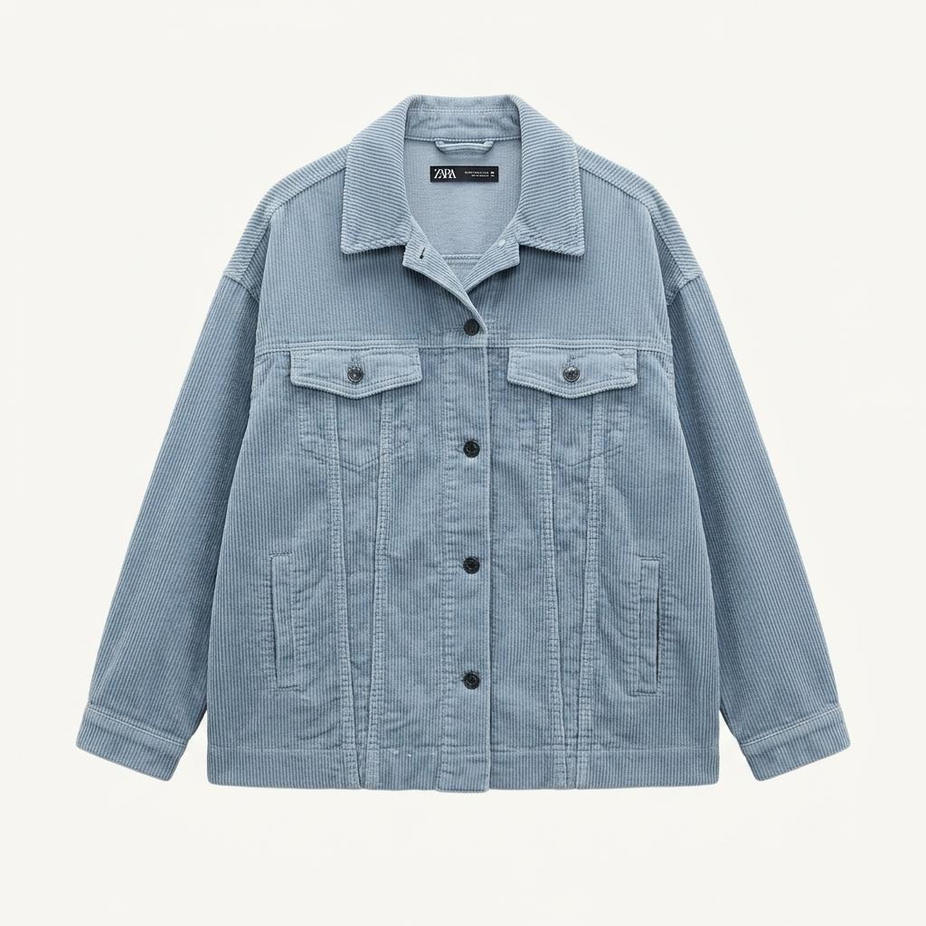 [여S]ZARA 코듀로이 오버핏 셔츠 자켓 1