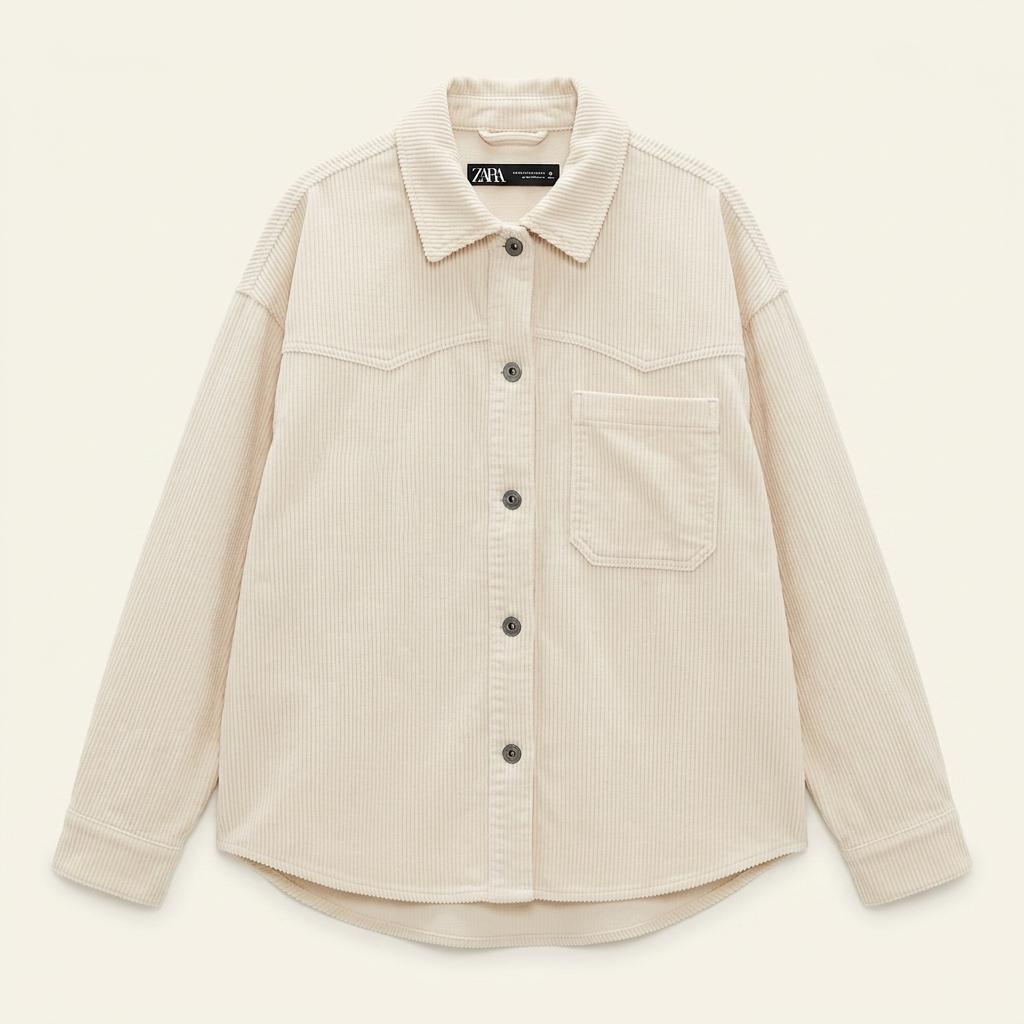 [여S]ZARA 오버사이즈 코듀로이 자켓 1