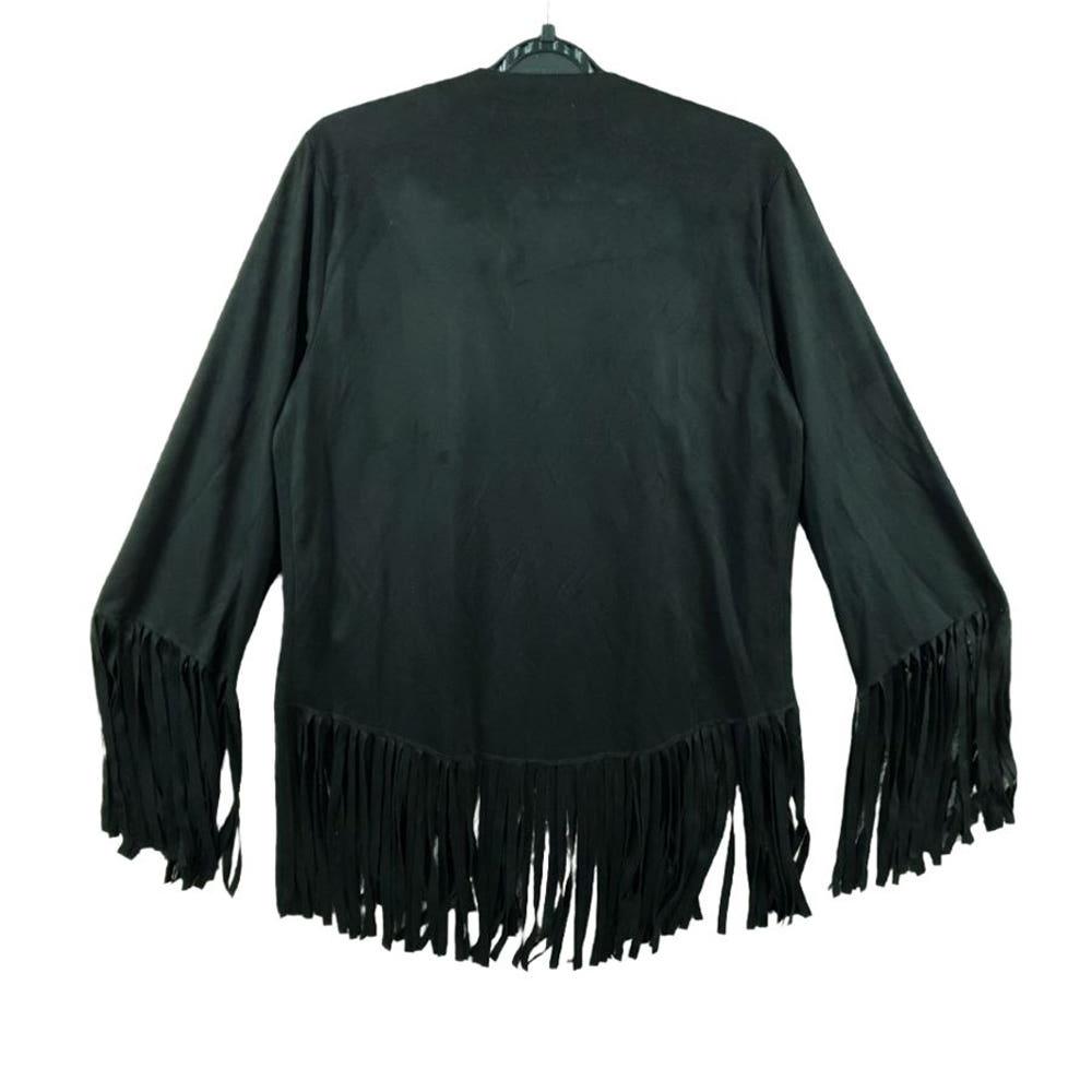 [여XS](미사용)ZARA 테슬 장식 오픈 가디건 4