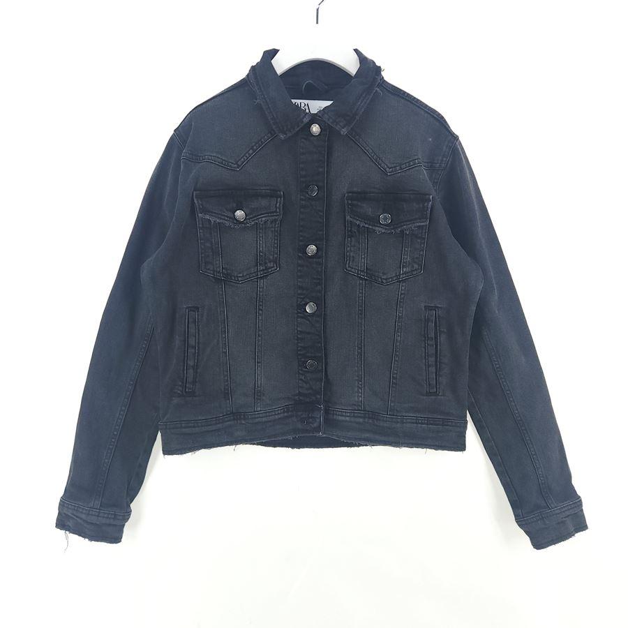 [여L]ZARA 흑청 데님 자켓(스판) 2