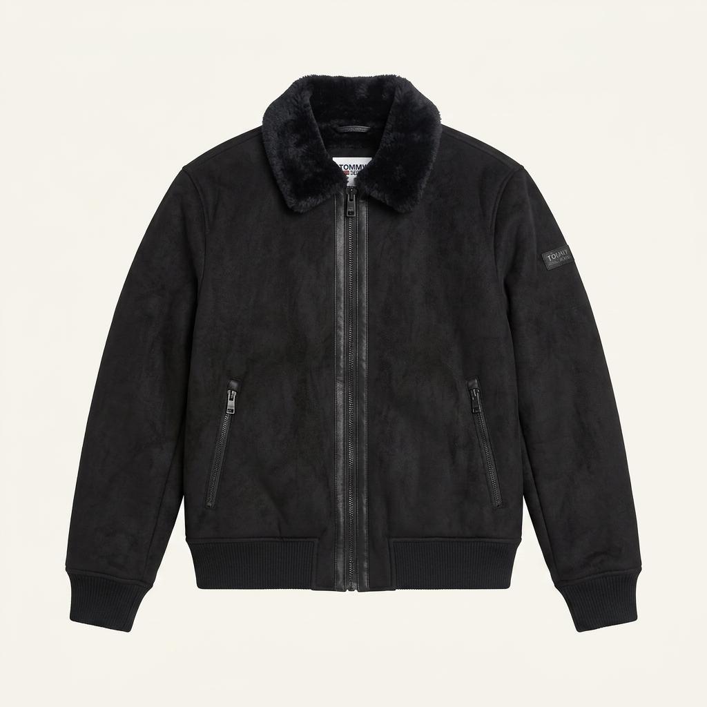 [남L]DKNY 인조가죽 무스탕 자켓 1