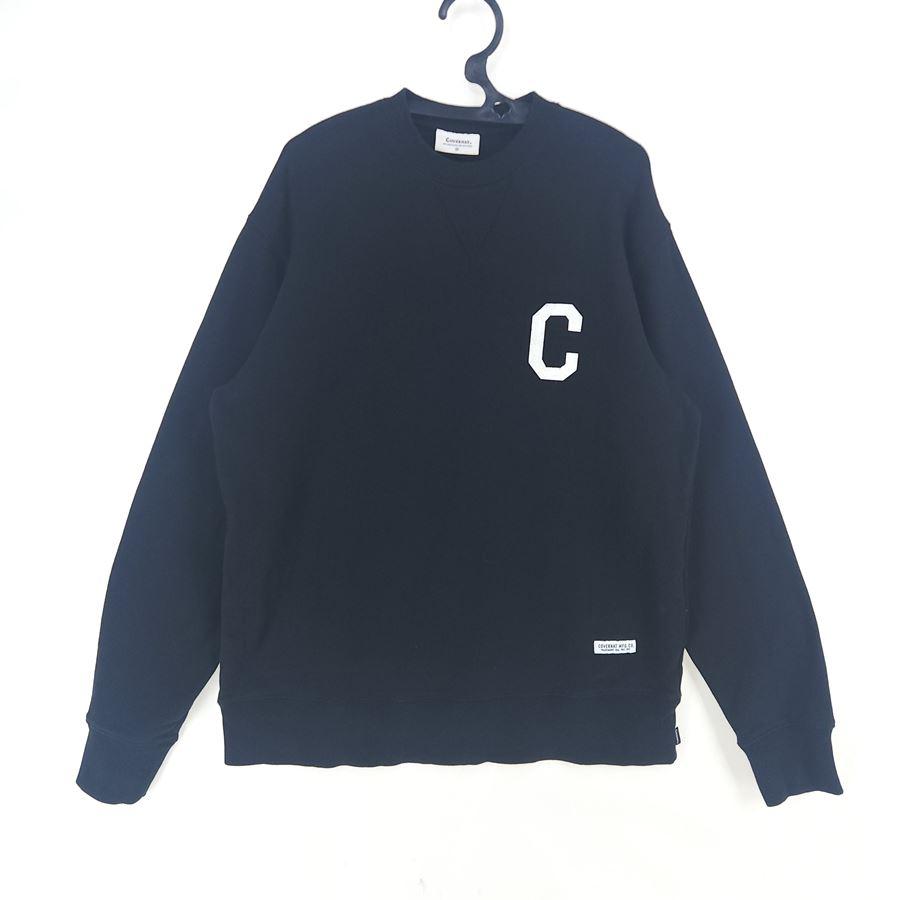 [남XL]커버낫 블랙 C로고 맨투맨 2