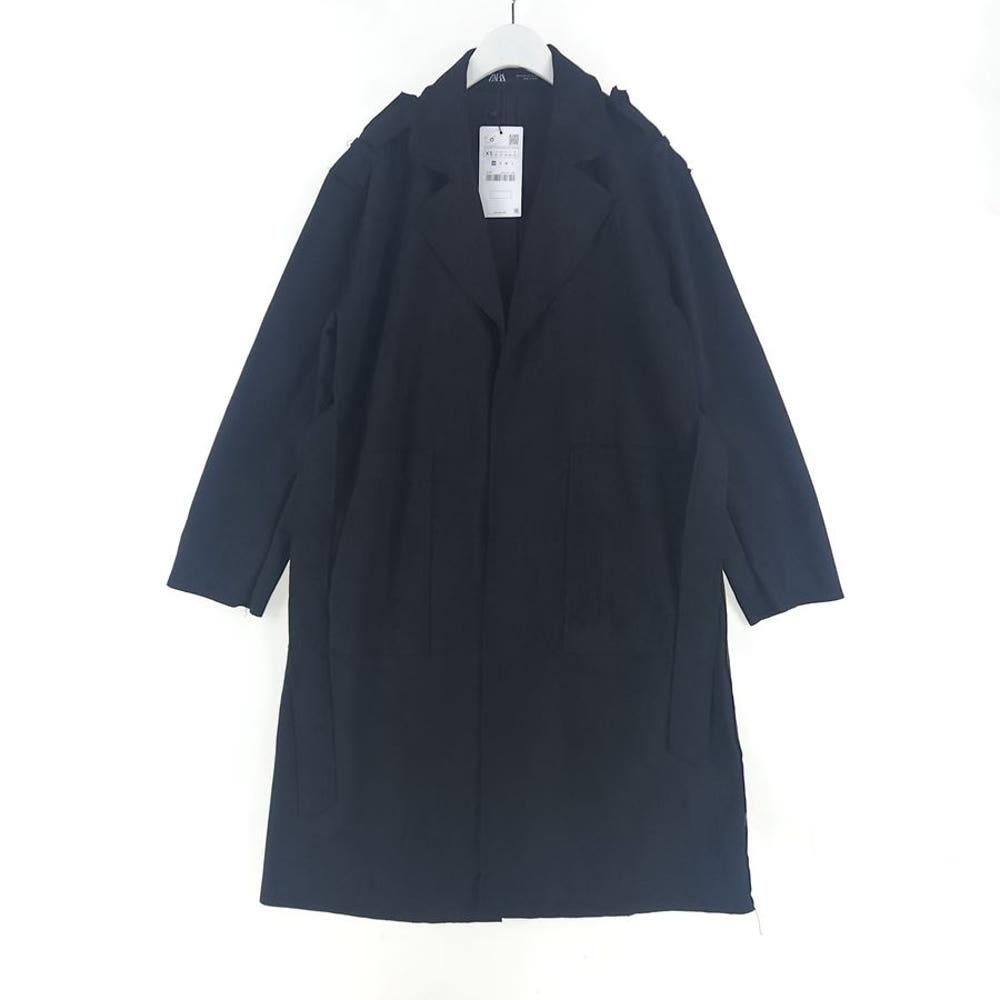 [여XS](미사용)ZARA 인조 스웨이드 코트 3
