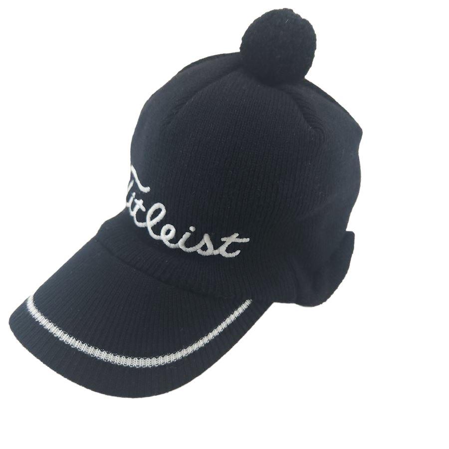 [F]타이틀리스트 울혼방 방울 니트 캡 2