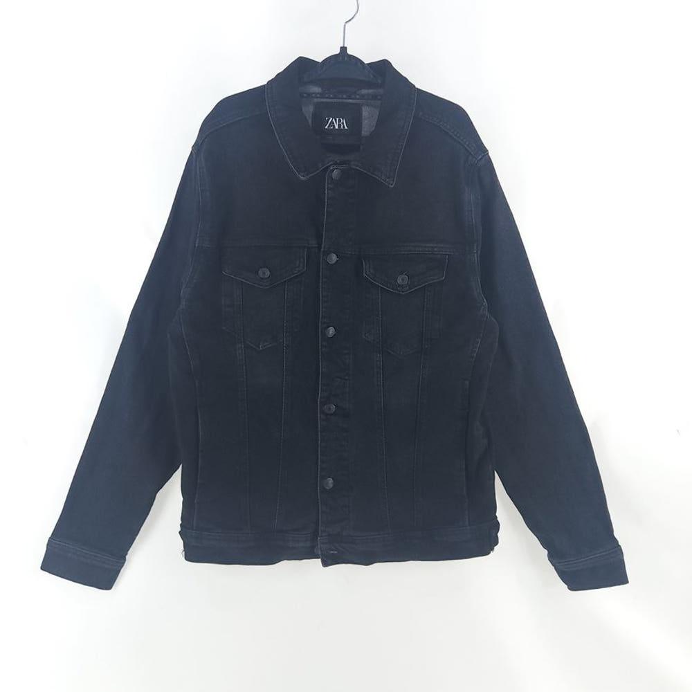 [남XL]ZARA 흑청 데님 자켓(스판) 3
