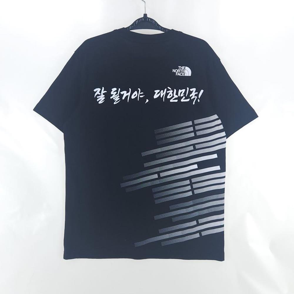 [남S]노스페이스 블랙 코리아 반팔티 4