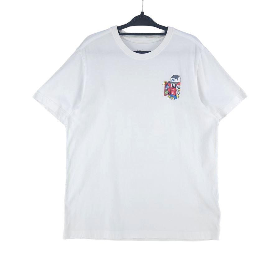 [남XL]나이키 21S 화이트 라운드 반팔티 2
