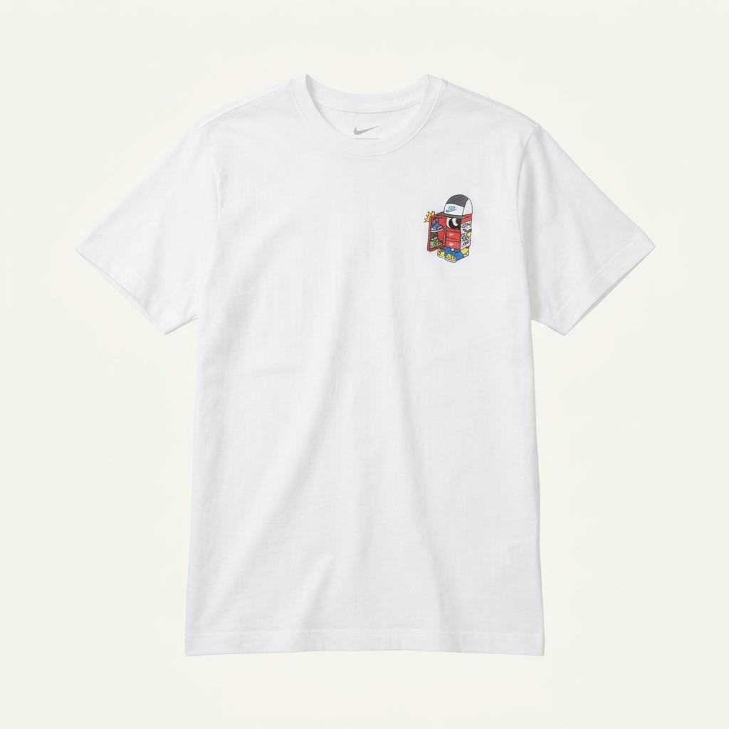 [남XL]나이키 21S 화이트 라운드 반팔티 1