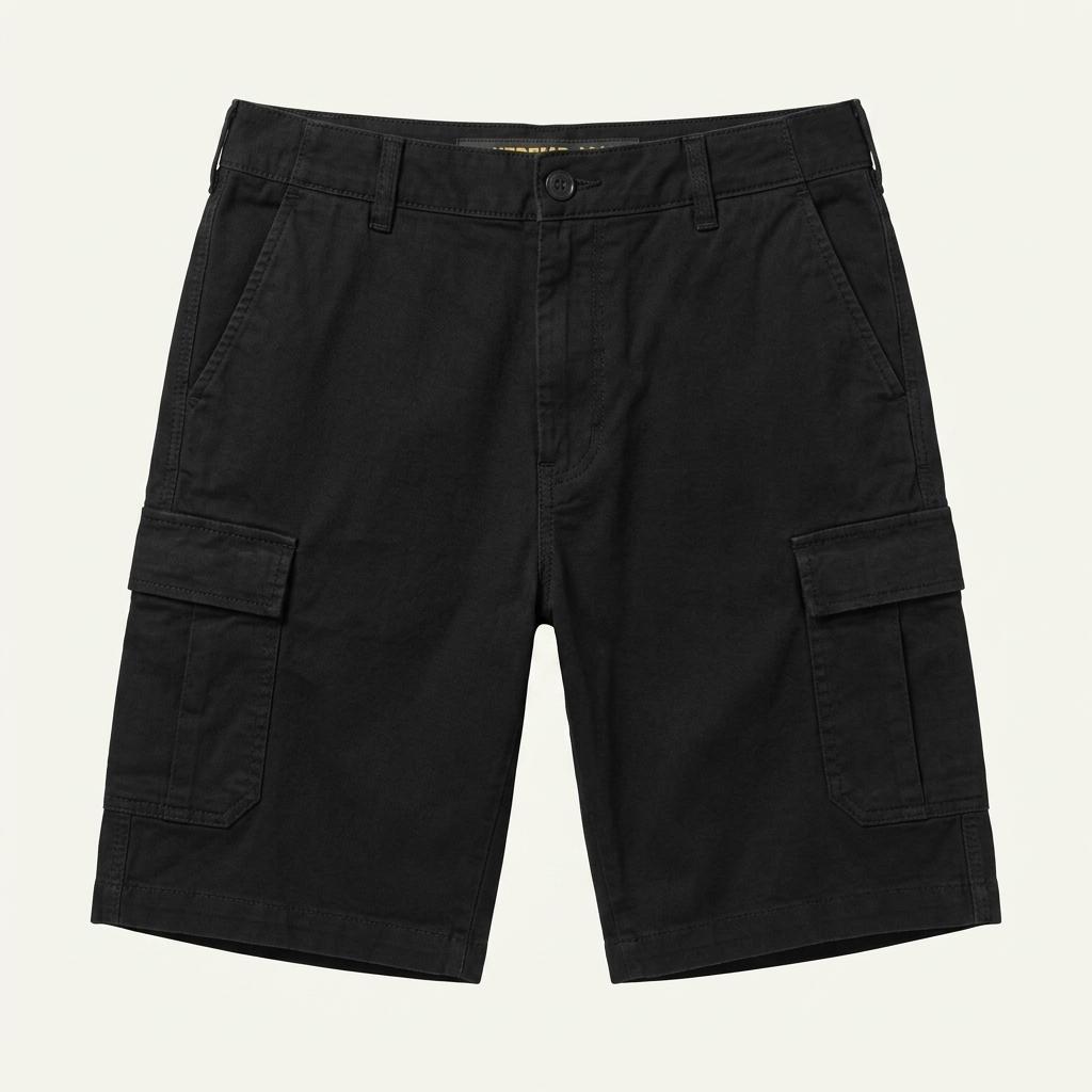 [남36]Lee 블랙 스판 카고 반바지 1