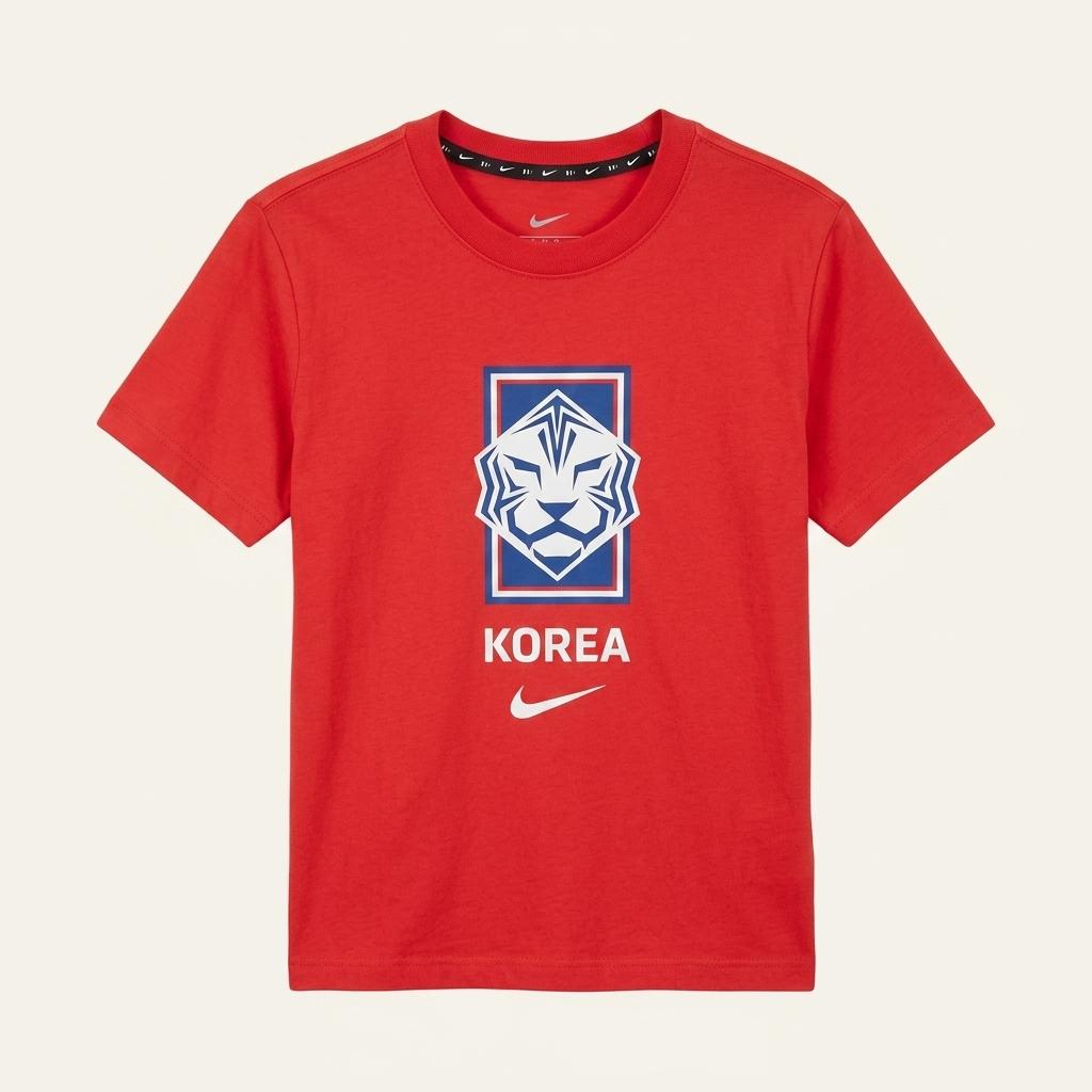 [남95]나이키 레드 코리아 에버그린 반팔티 1