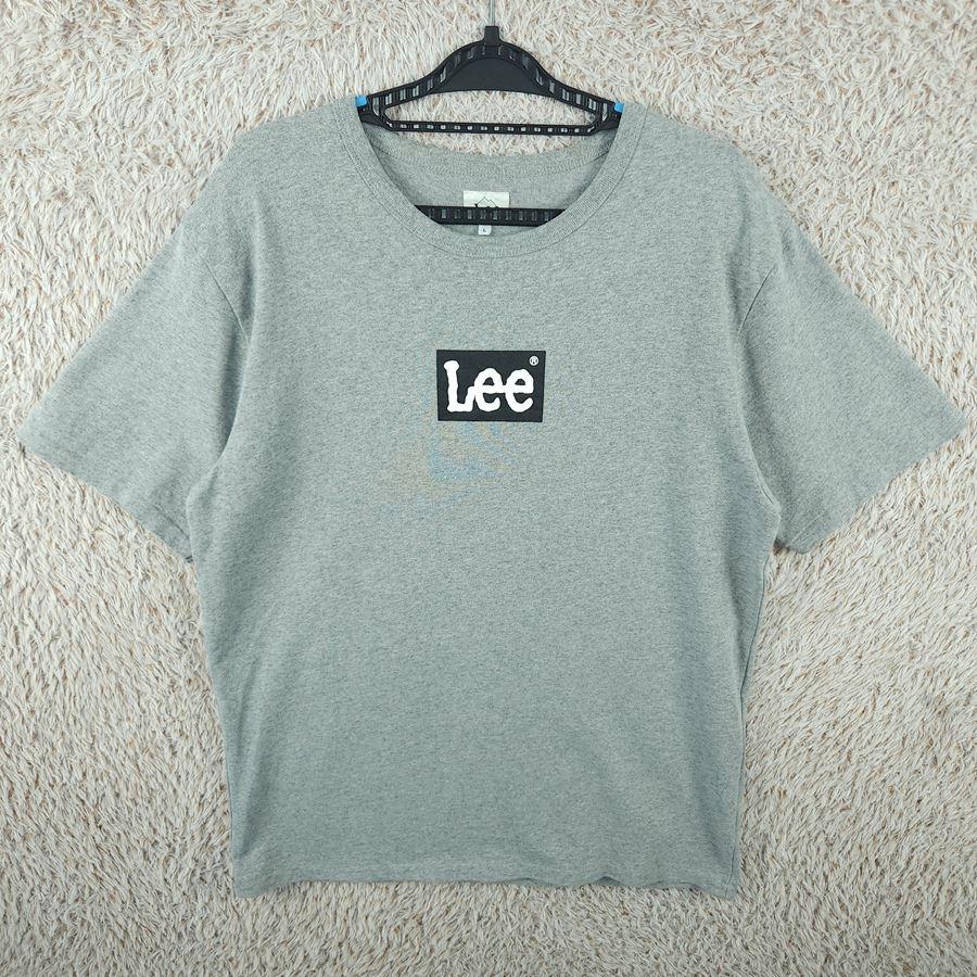 [남L]Lee 그레이 일본판 라운드 반팔티 2