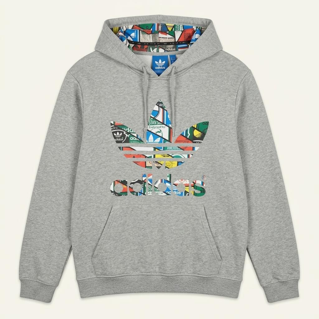[남105]아디다스 그레이 후드티 1