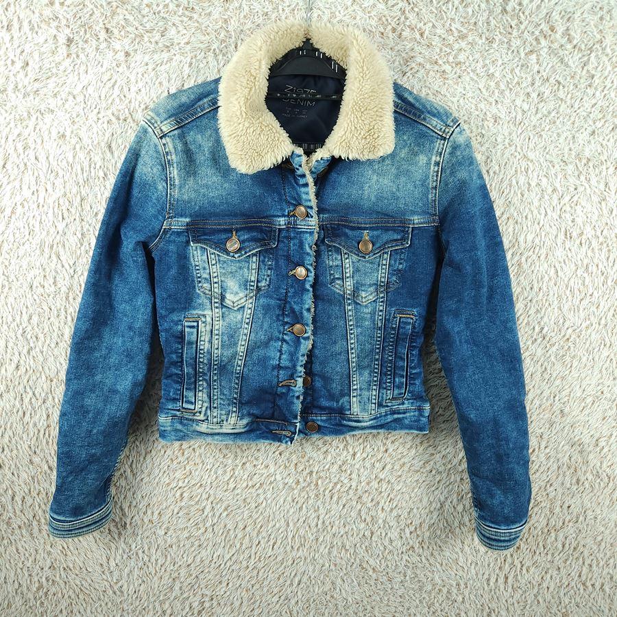 [여S]ZARA 데님 쉐르파 자켓 2
