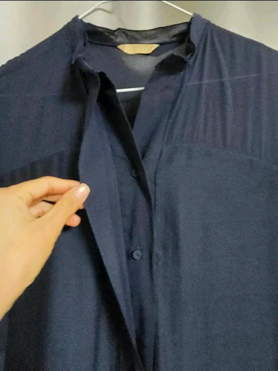 미샤 고급진 실크배색 롱원피스 4