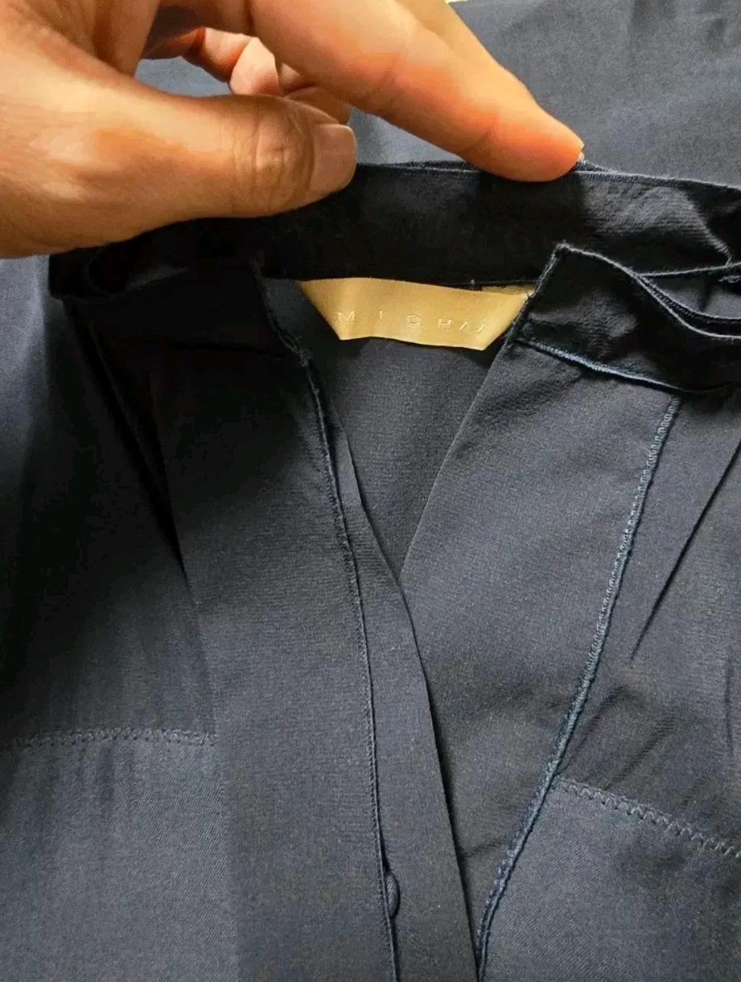 미샤 고급진 실크배색 롱원피스 8