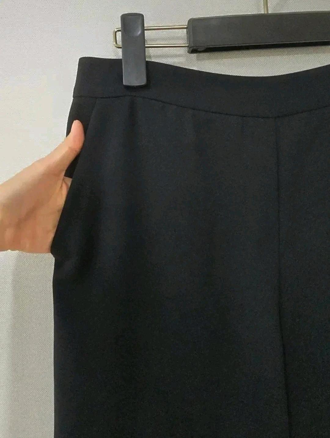 마쥬 데일리 뒷밴딩 와이드 8부 팬츠 4