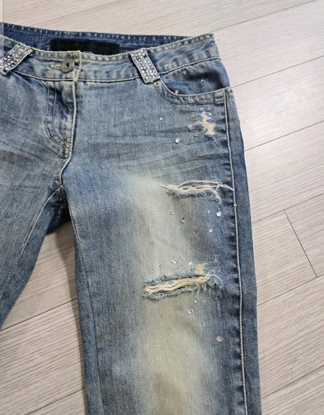 오브제 스와브로스키 8부 청바지 6