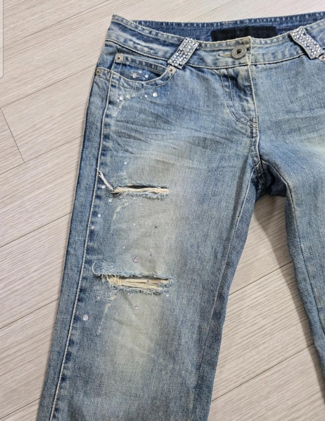 오브제 스와브로스키 8부 청바지 5