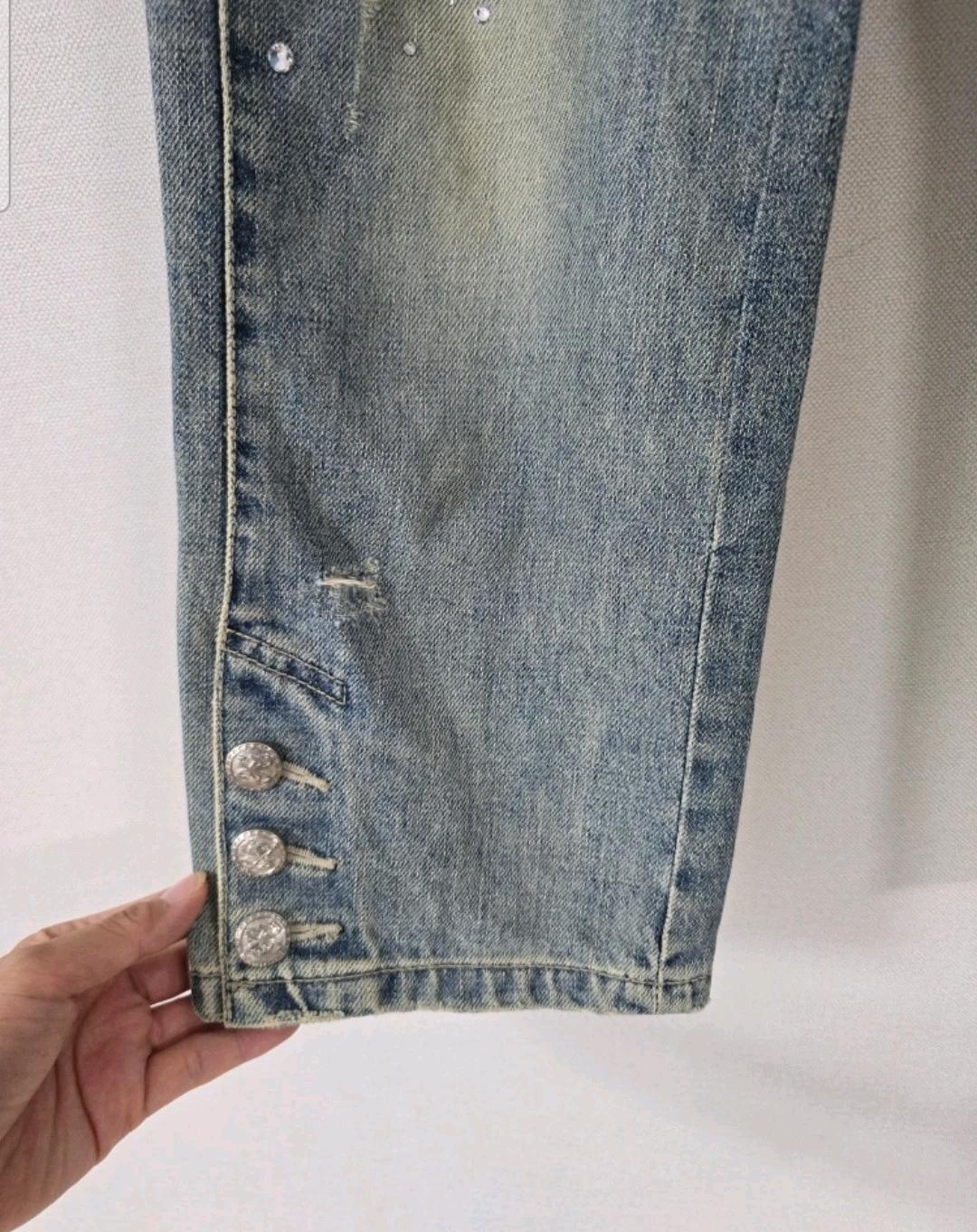오브제 스와브로스키 8부 청바지 7
