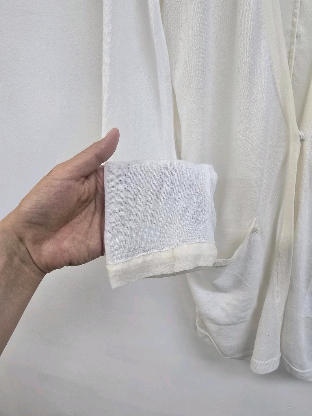 한섬 타임 실크 배색 여름 가디건 5