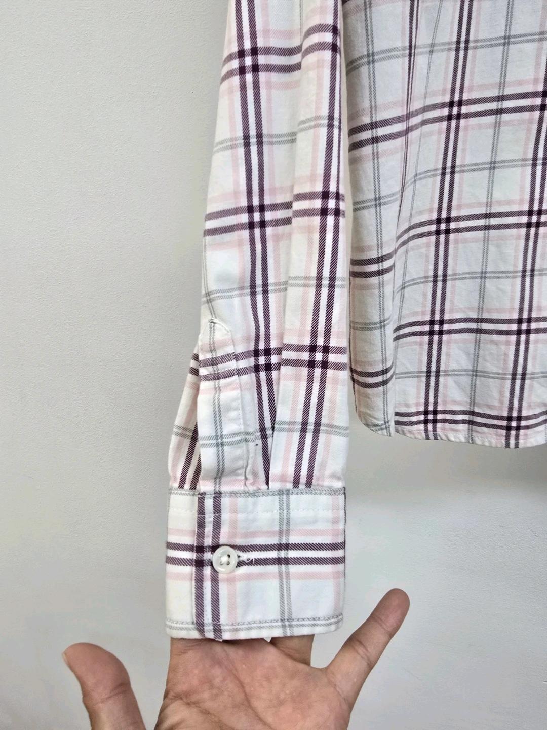 빈폴 배색 예쁜 체크 카라 셔츠 6