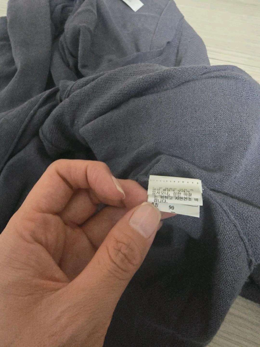 한섬 타임 린넨 루즈핏 가디건 차콜 11