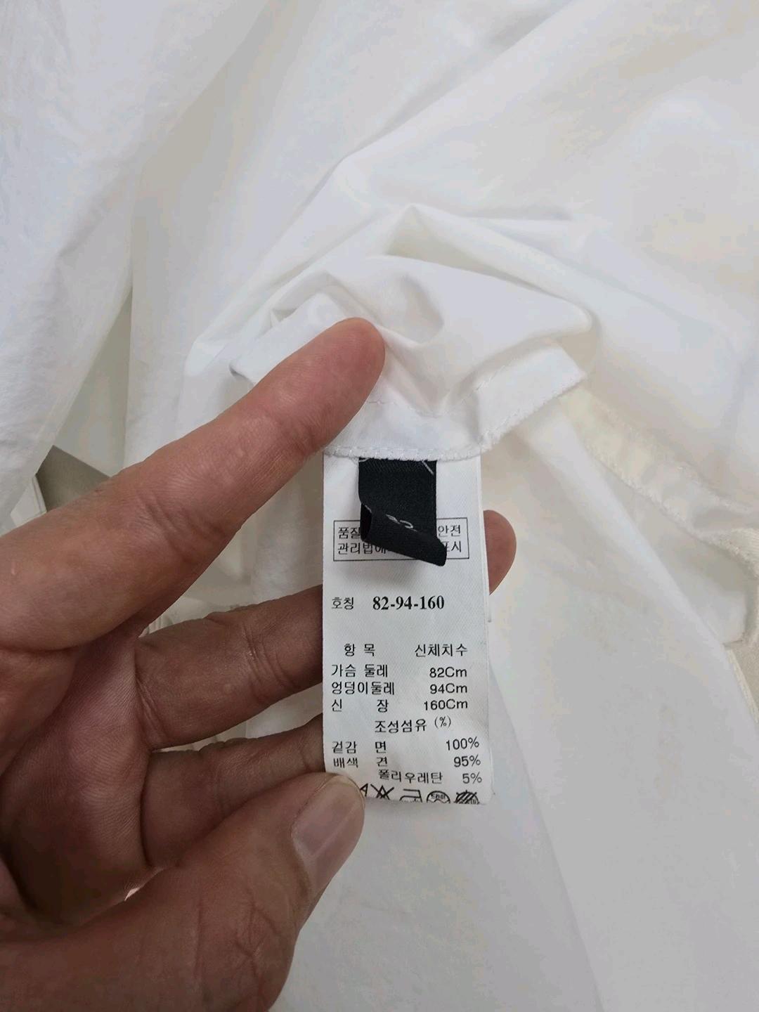 한섬 랑방 루즈핏 뒷리본 블라우스티 9