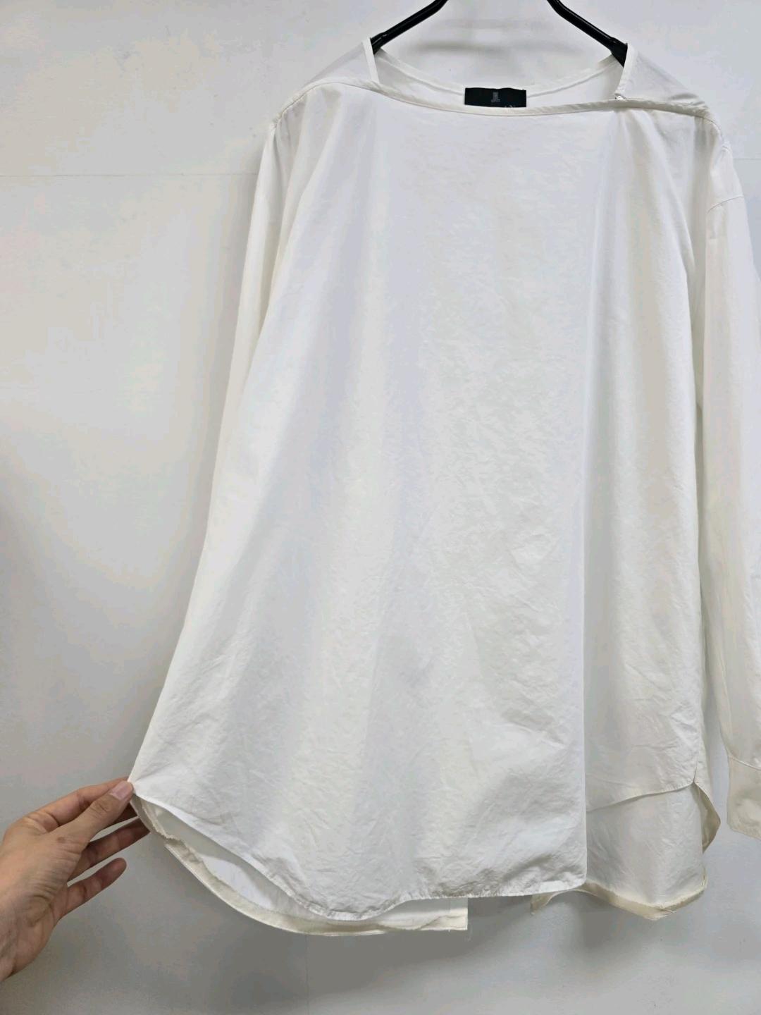 한섬 랑방 루즈핏 뒷리본 블라우스티 6
