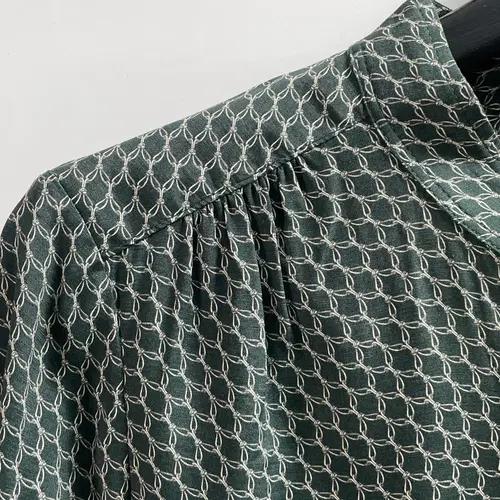APC 아페쎄 패턴 차이나카라 레이온 블라우스 (on.208) 6