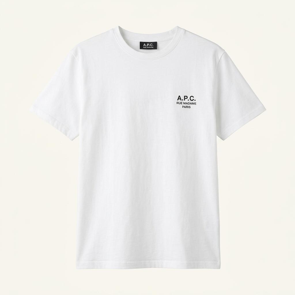 A.P.C 아페쎄 루 마담 자수 반팔티 (on.443) 1