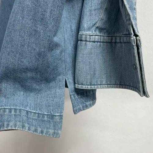 발렌티노 우먼스 v로고 샴브레이 블라우스 (on.620) 6