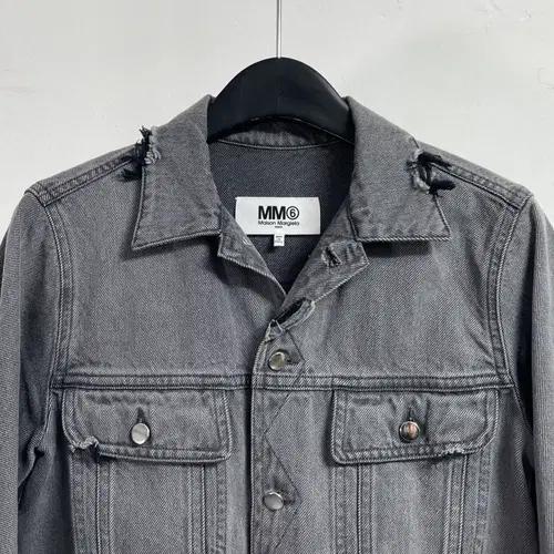 MM6 우먼스 그레이 롱 데님 셔츠 (on.613) 3