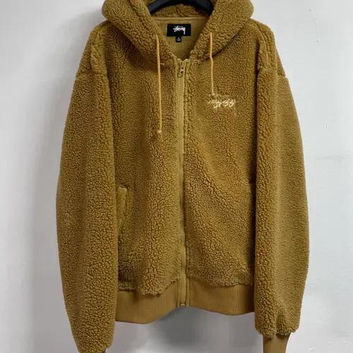21FW 스투시 쉐르파 후드 뽀글이 플리스 자켓 (on.444) 2