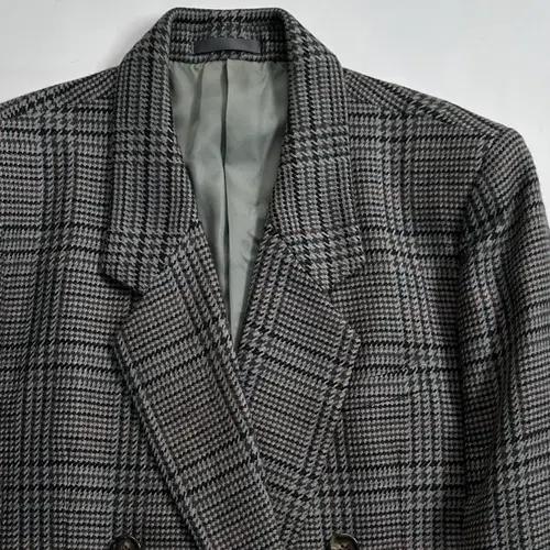 버버리 하운드체크 더블 블레이저 4
