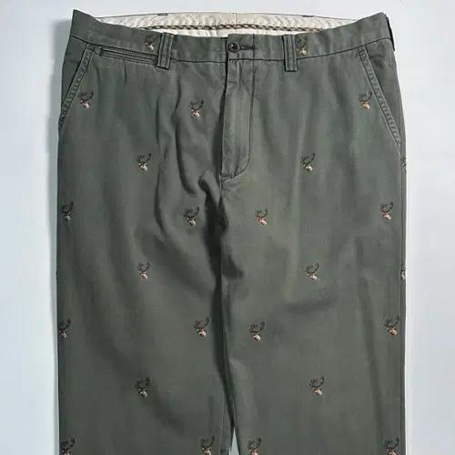 폴로 랄프로렌 자수 카키 치노 팬츠 2