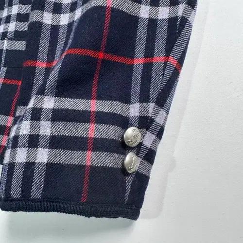 버버리 노바체크 울 은장 자켓 5