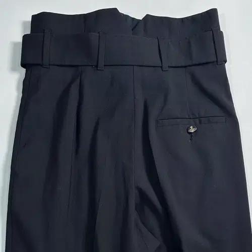 비비안웨스트우드 하이웨스트 벨티드 슬랙스 팬츠 7