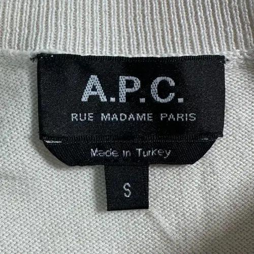 APC 아페쎄 코튼 화이트 니트 7