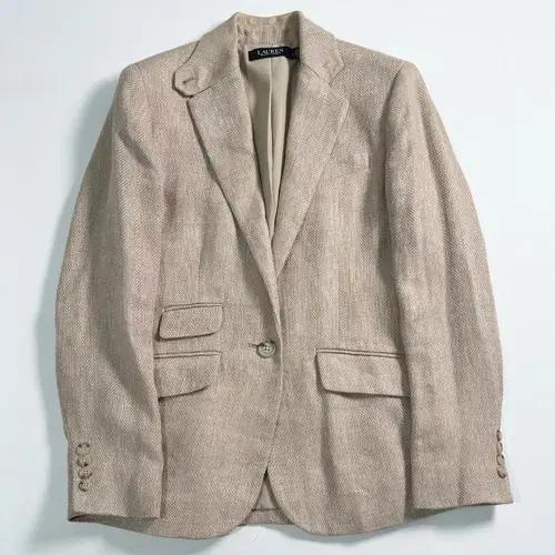 로렌 랄프로렌 헤링본 린넨 블레이저 자켓 2