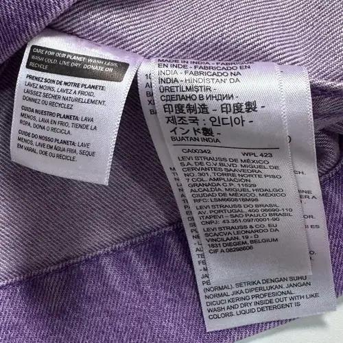 리바이스 퍼플 데님 자켓 10