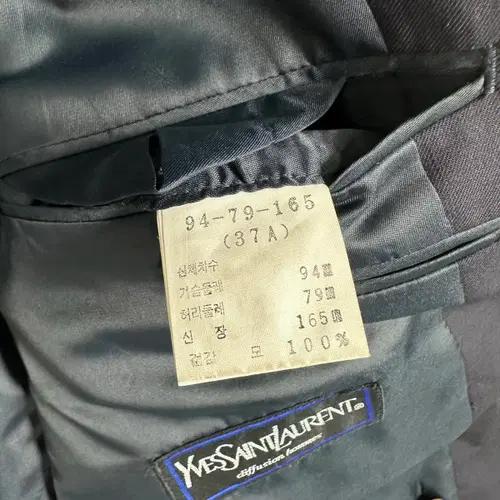 90s 입생로랑 금장 더블 블레이저 자켓 8