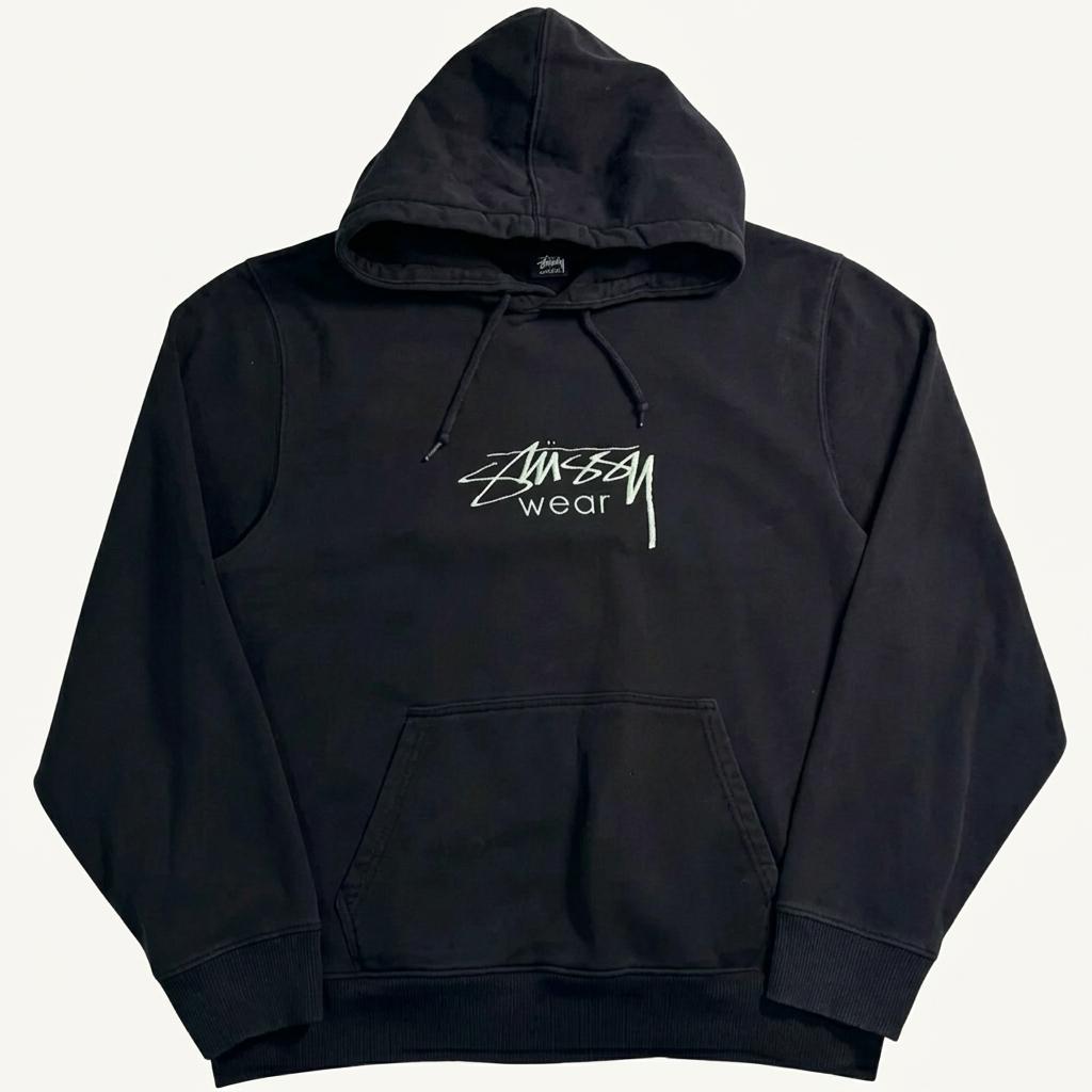 스투시 Wear 블랙 후드티 1